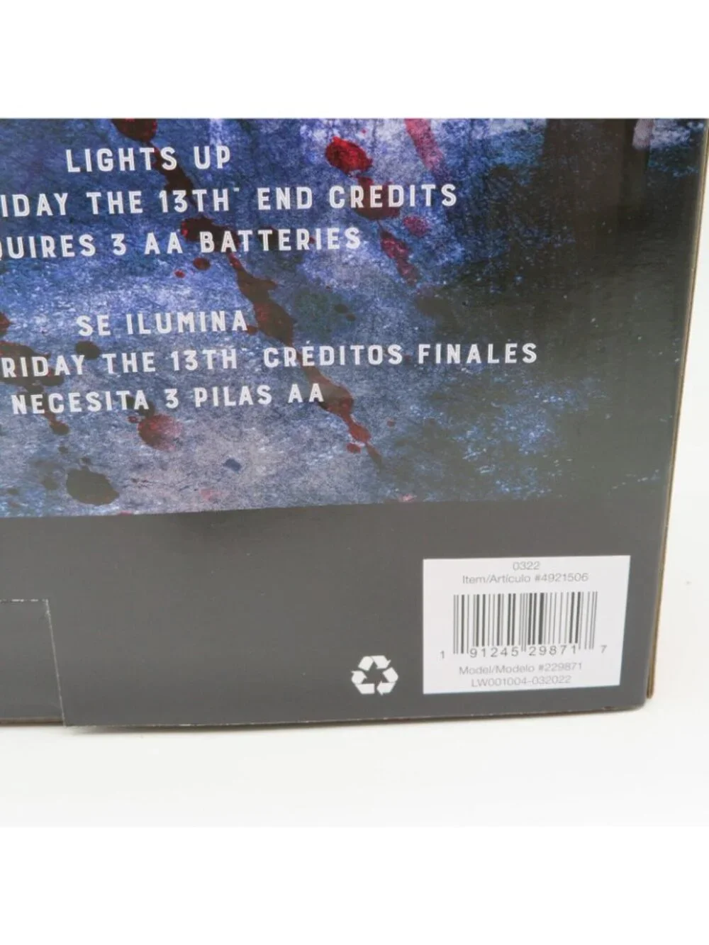 Gemmy Jason Voorhees Friday the 13th Musical String Lights Horror Halloween NEW